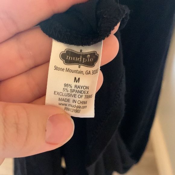 [Mud Pie] Black Sleeveless Dress - Size Medium - Picture 4 of 4